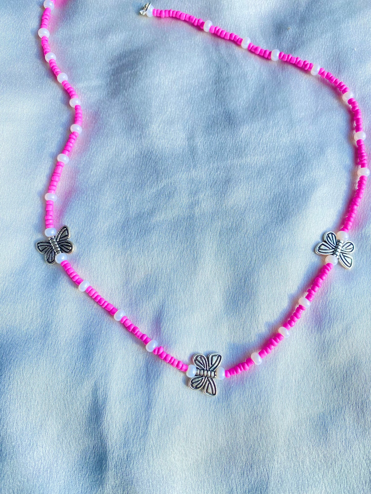 “Dainty” butterfly necklace
